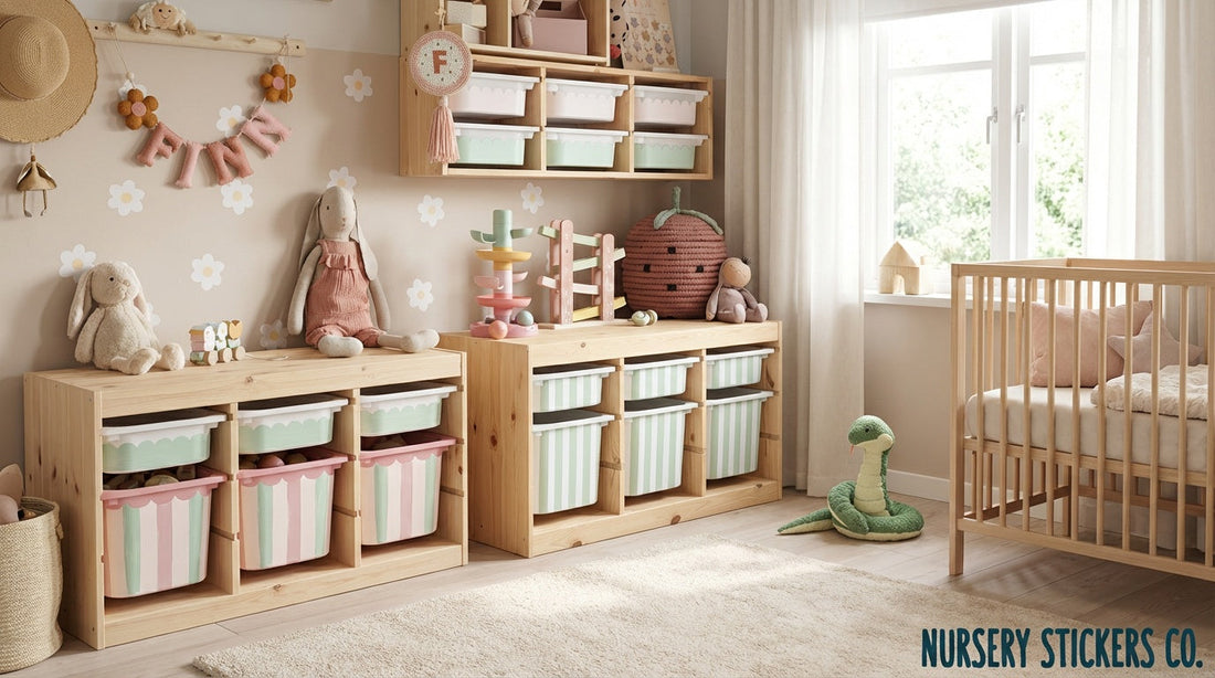 Compare peel-and-stick to painted designs on drawers?