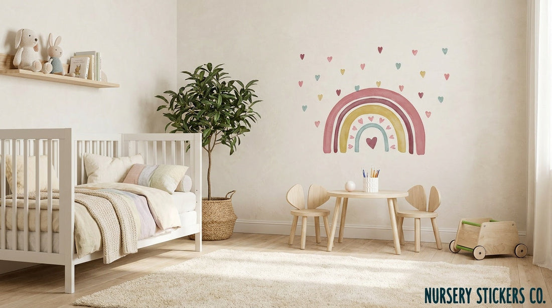 Compare polyester woven decals to plastic ones for babies.