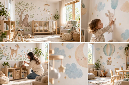 Cost of low-VOC wall stickers for nurseries.