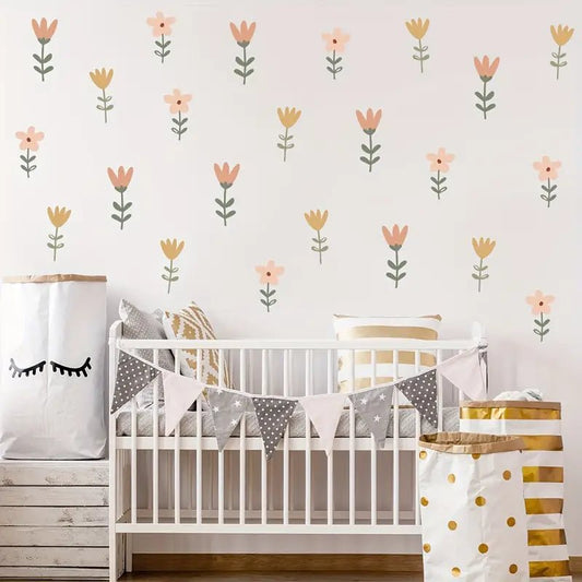 The Ultimate Guide to Flower Stickers - Nursery Stickers