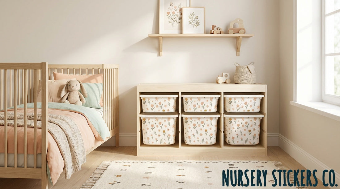 How much are cottage-style decals for nursery storage?