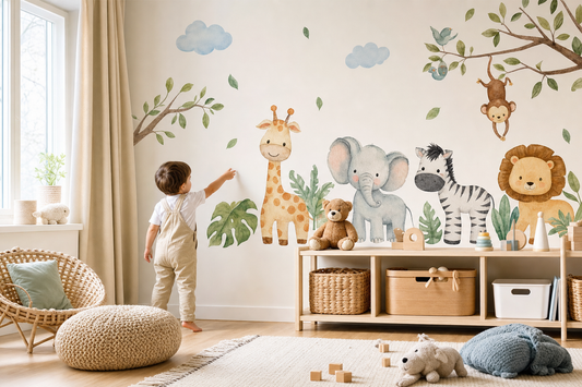 How much do rainbow wall stickers cost in UK?