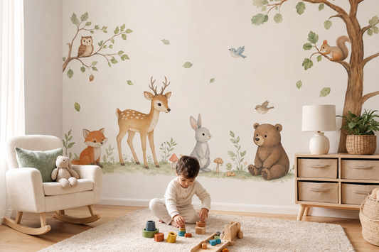 How much for 3-sheet pastel animal wall sticker packs?