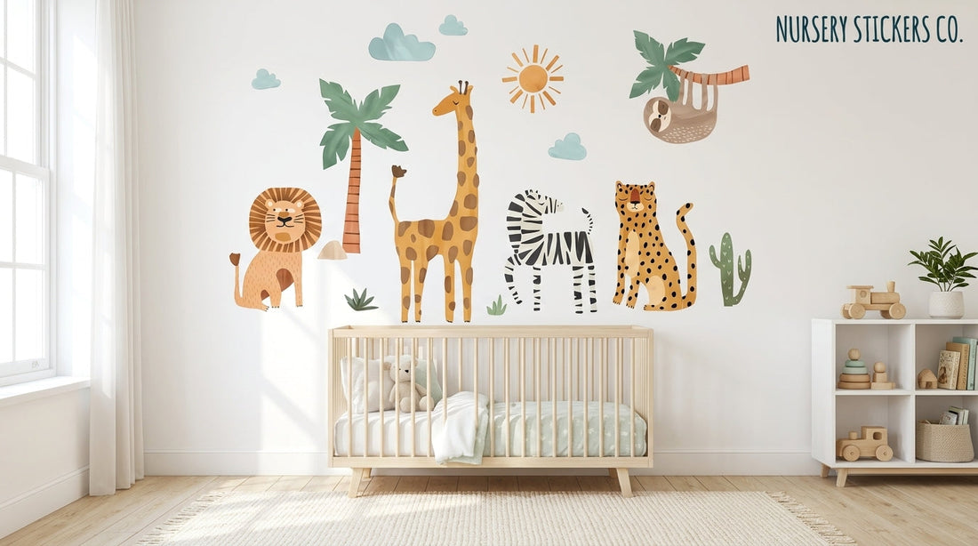 jungle animal wall decals