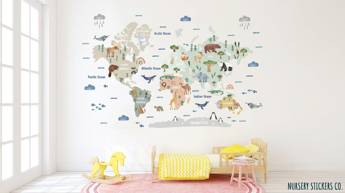 kids world map