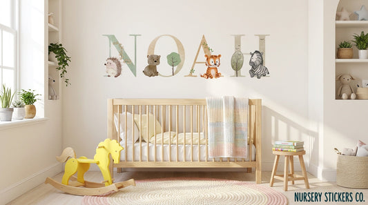 personalised name wall stickers