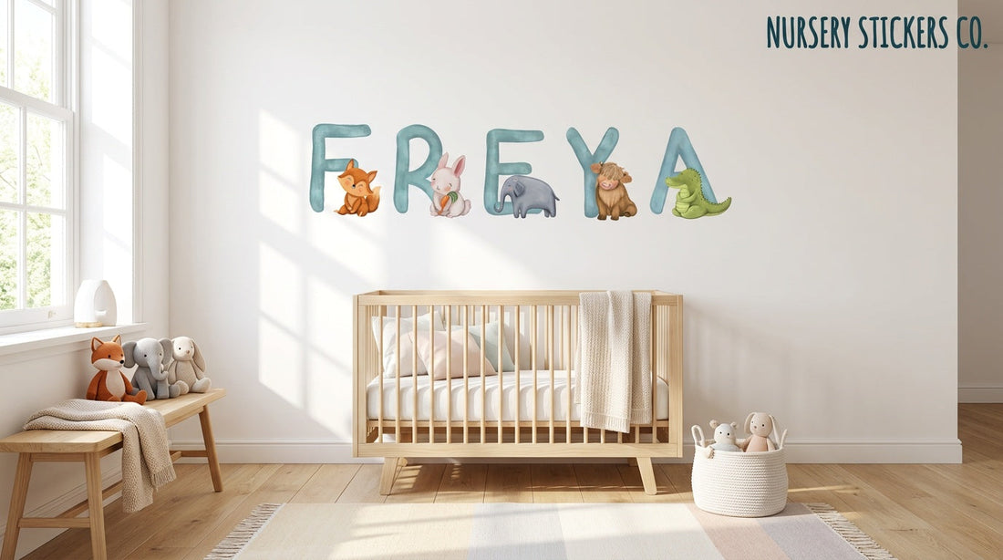personalised nursery wall art