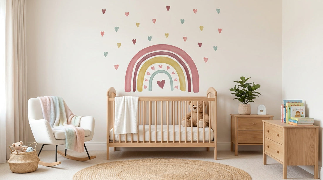 rainbow wall decals