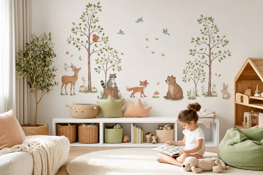 Recommended 3-sheet packs for nursery animal themes.