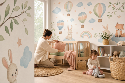 Recommended non-toxic options for play area walls.