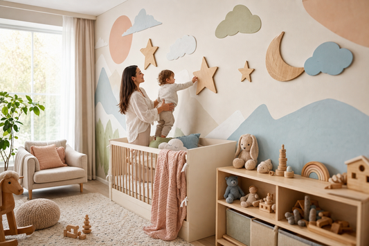 Recommended pastel arch stickers for children's rooms.