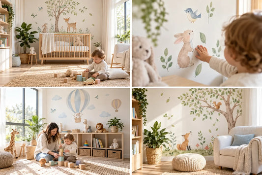 Recommended tower animal stickers for playrooms.