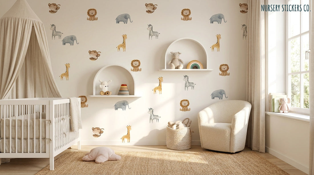 safari wall stickers nursery
