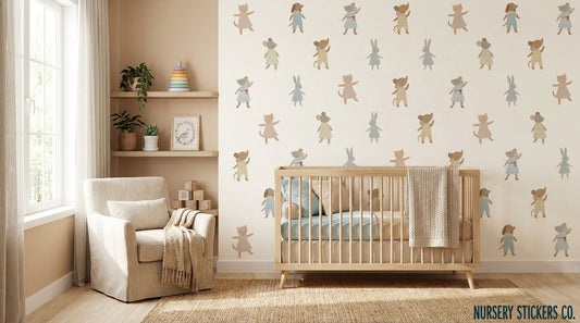 Top eco-friendly options for twirling animal nursery art.