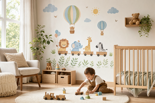Top playful stickers for UK baby rooms