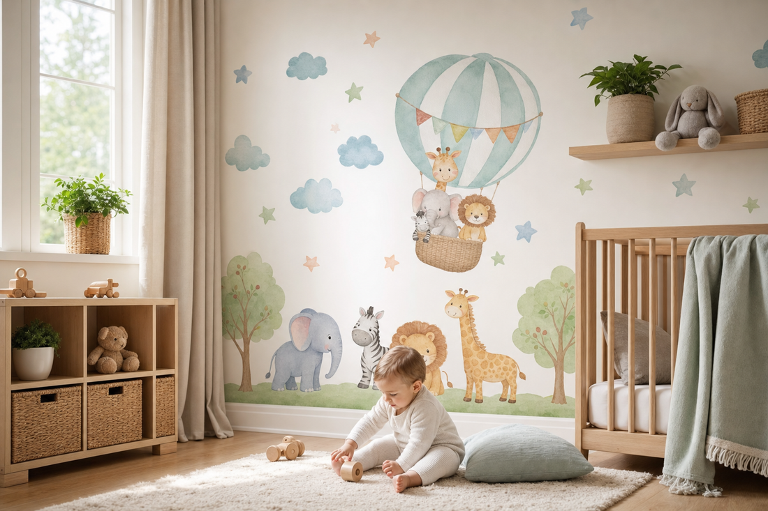 Top providers of pastel kitten and pup wall stickers UK.