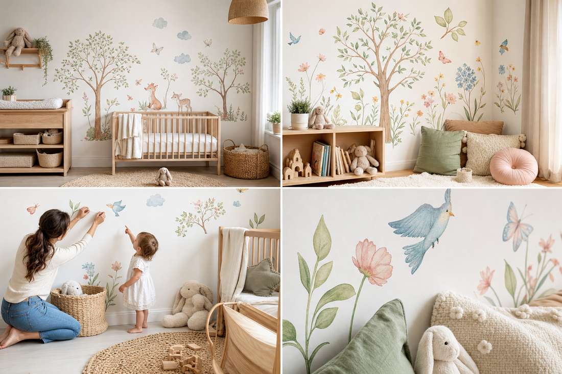 Where to find elephant lion bird wall stickers UK?
