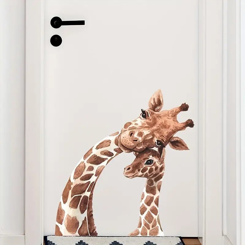 Lifelike Giraffe Nursery Wall Sticker - Nursery Stickers