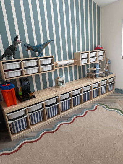 Striped Stickers For Ikea Trofast Drawers