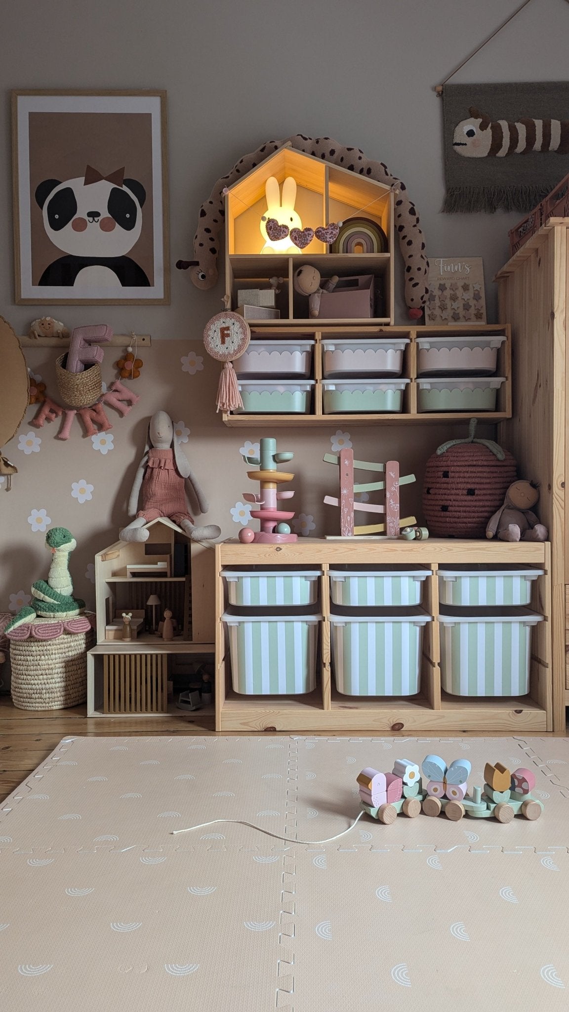 Striped Stickers For Ikea Trofast Drawers - Nursery Stickers