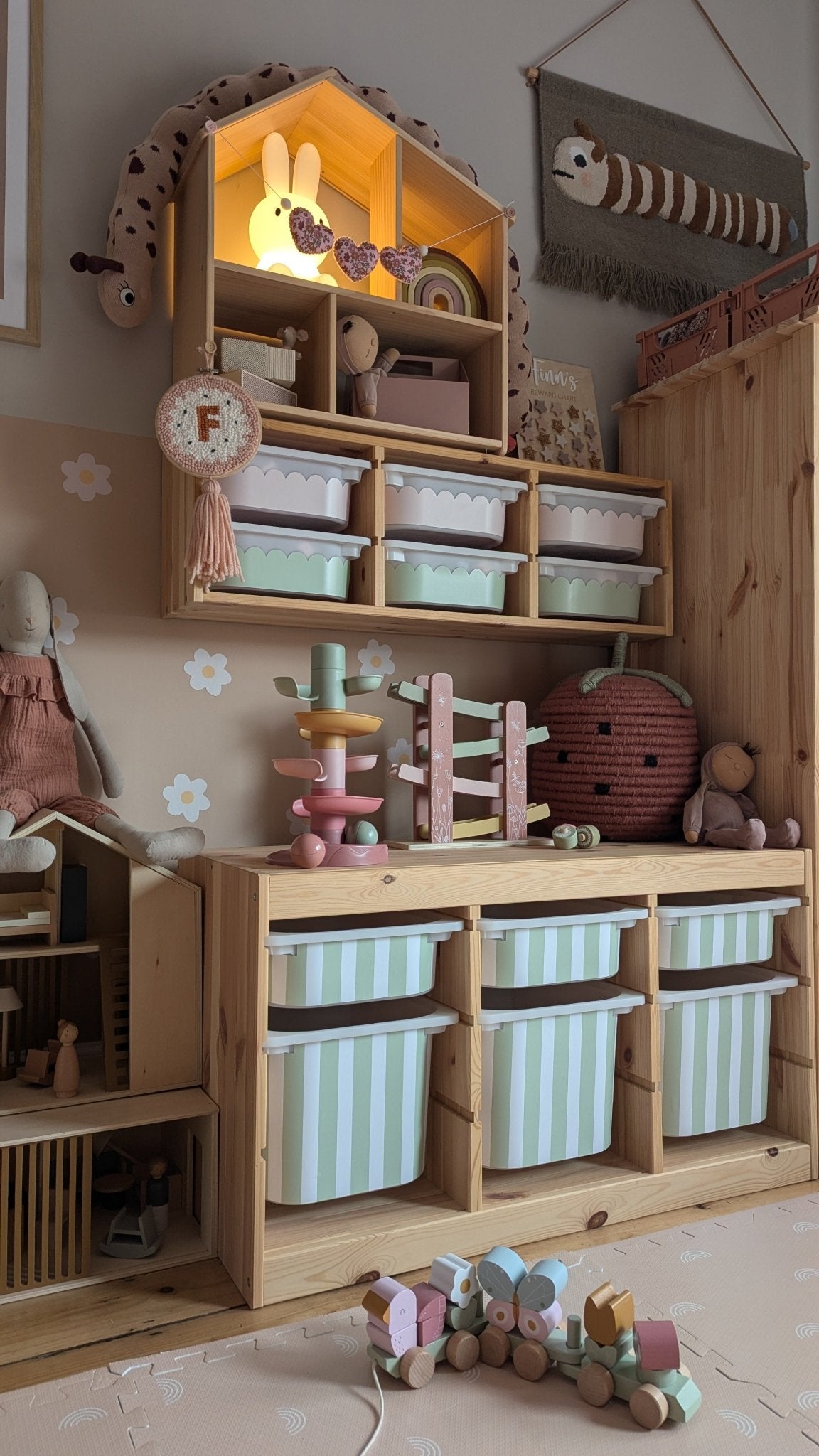 Striped Stickers For Ikea Trofast Drawers - Nursery Stickers