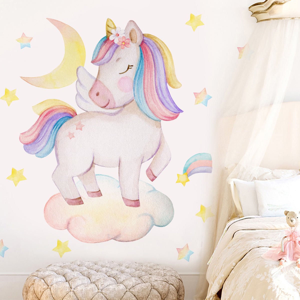 Unicorn Nursery Wall Sticker - Nursery Stickers