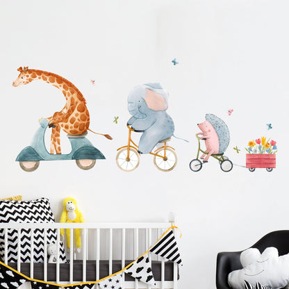 Animal Adventure Nursery Wall Stickers - Nursery Stickers