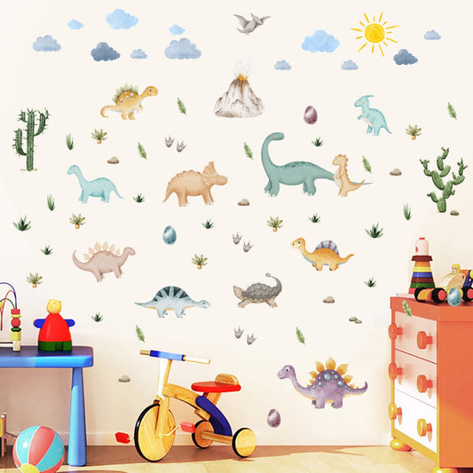 Jurassic Journey Dinosaur Nursery Wall Stickers - Nursery Stickers