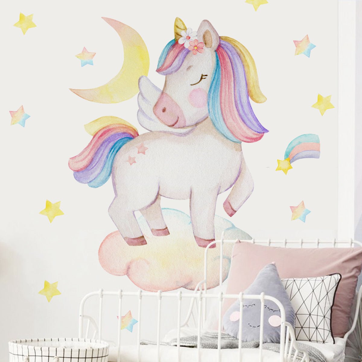 Unicorn Nursery Wall Sticker - Nursery Stickers