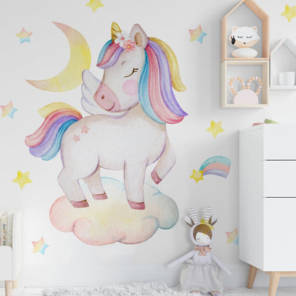 Unicorn Nursery Wall Sticker - Nursery Stickers