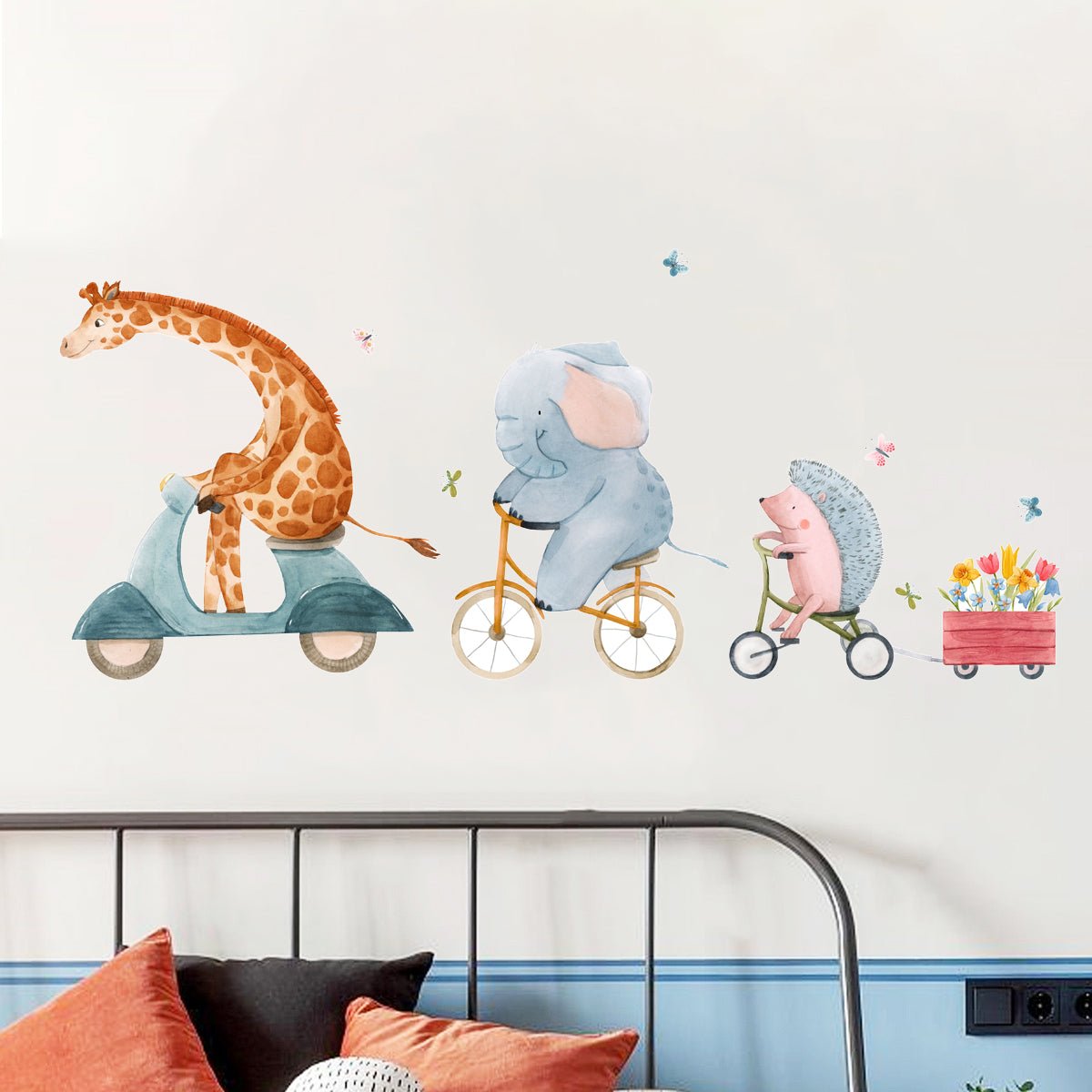 Animal Adventure Nursery Wall Stickers - Nursery Stickers