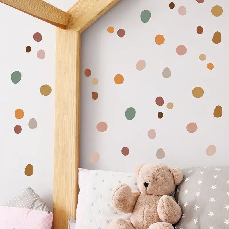 Irregular Polka Dots Nursery Wall Stickers - Nursery Stickers