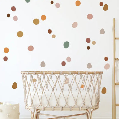 Irregular Polka Dots Nursery Wall Stickers - Nursery Stickers