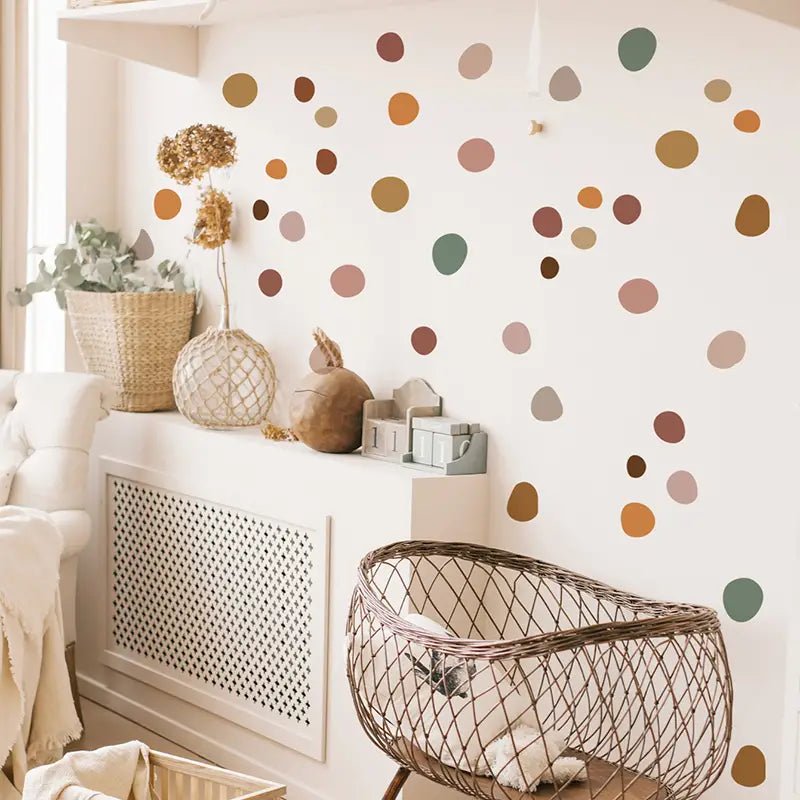 Irregular Polka Dots Nursery Wall Stickers - Nursery Stickers