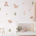 Woodland Forest Animals Nursery Wall Stickers