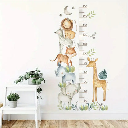 Safari Height Chart Nursery Wall Sticker