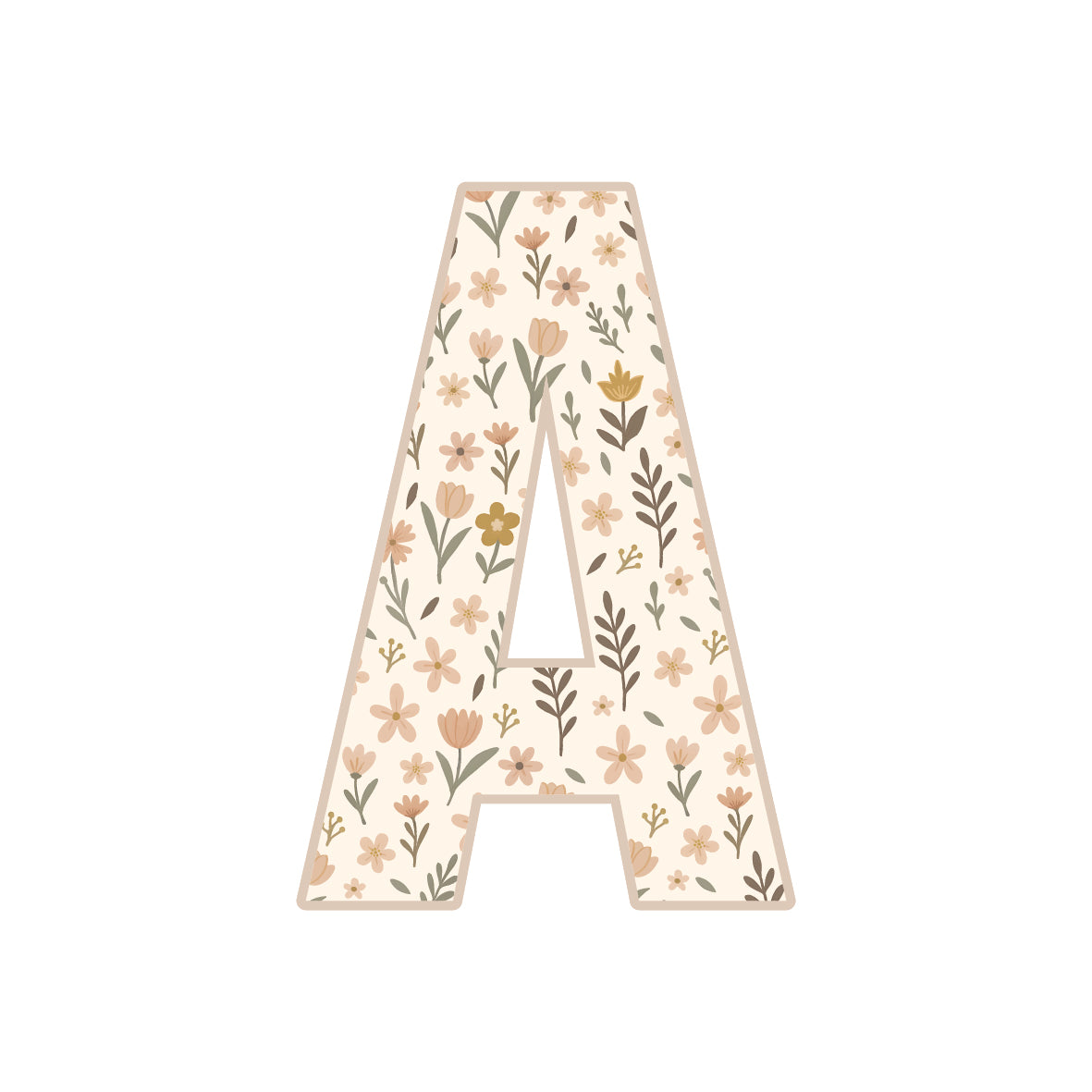 Letter A - Wildflower