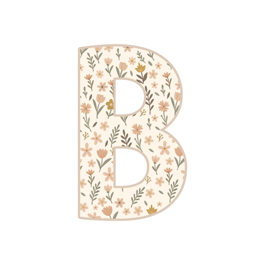 Letter B - Wildflower