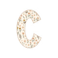 Letter C - Wildflower