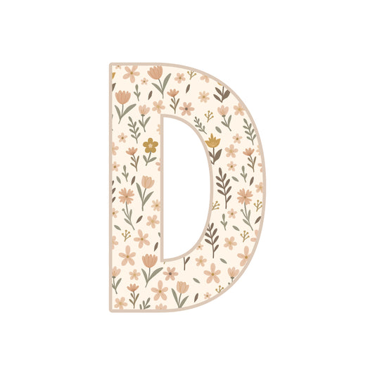 Letter D - Wildflower