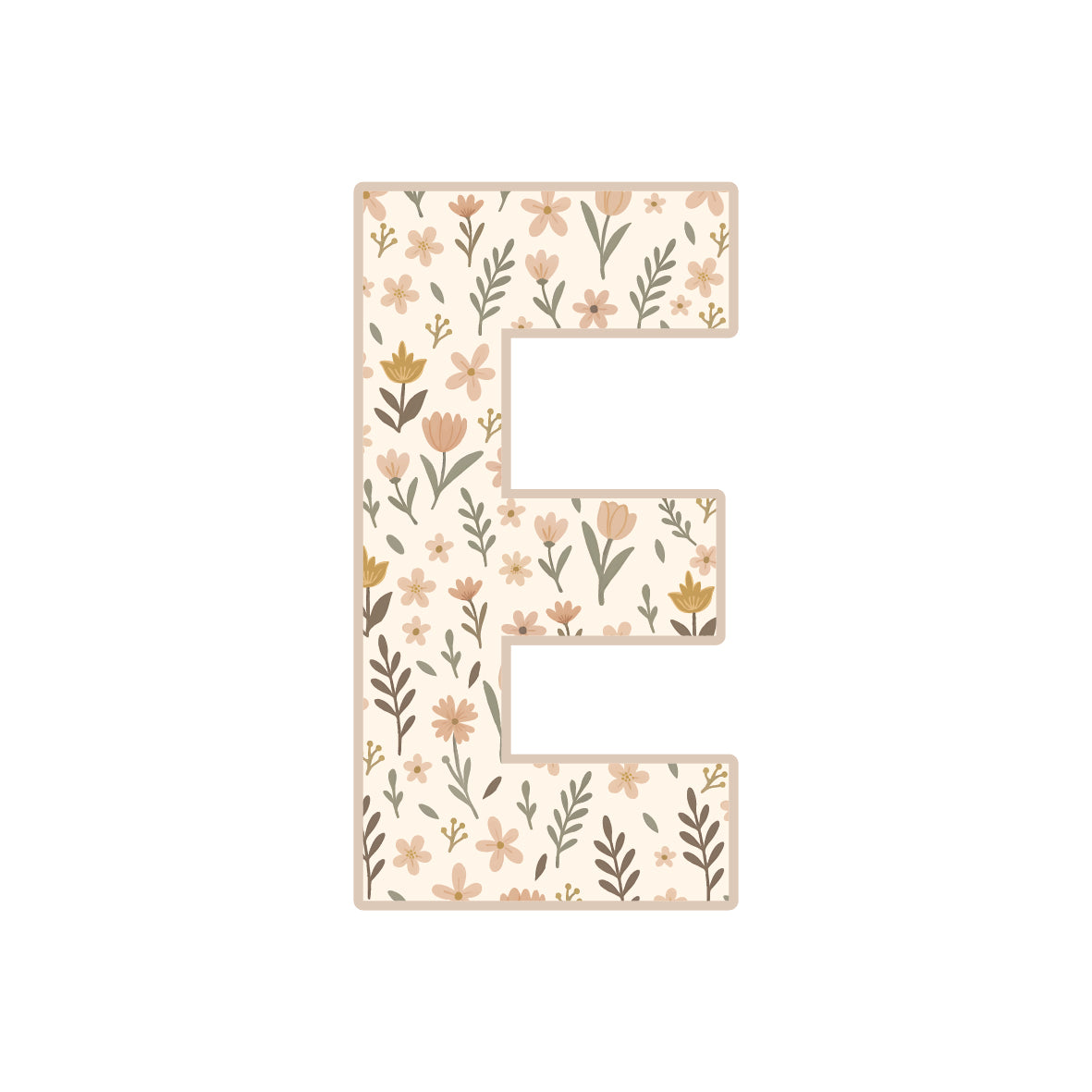 Letter E - Wildflower