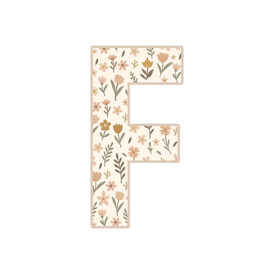 Letter F - Wildflower