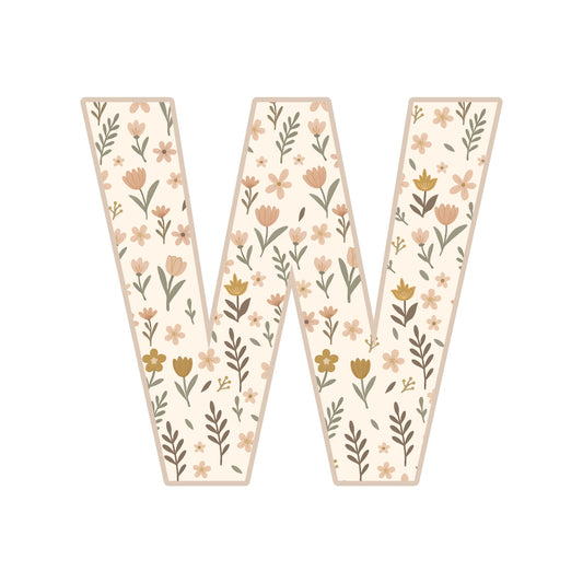 Letter W - Wildflower