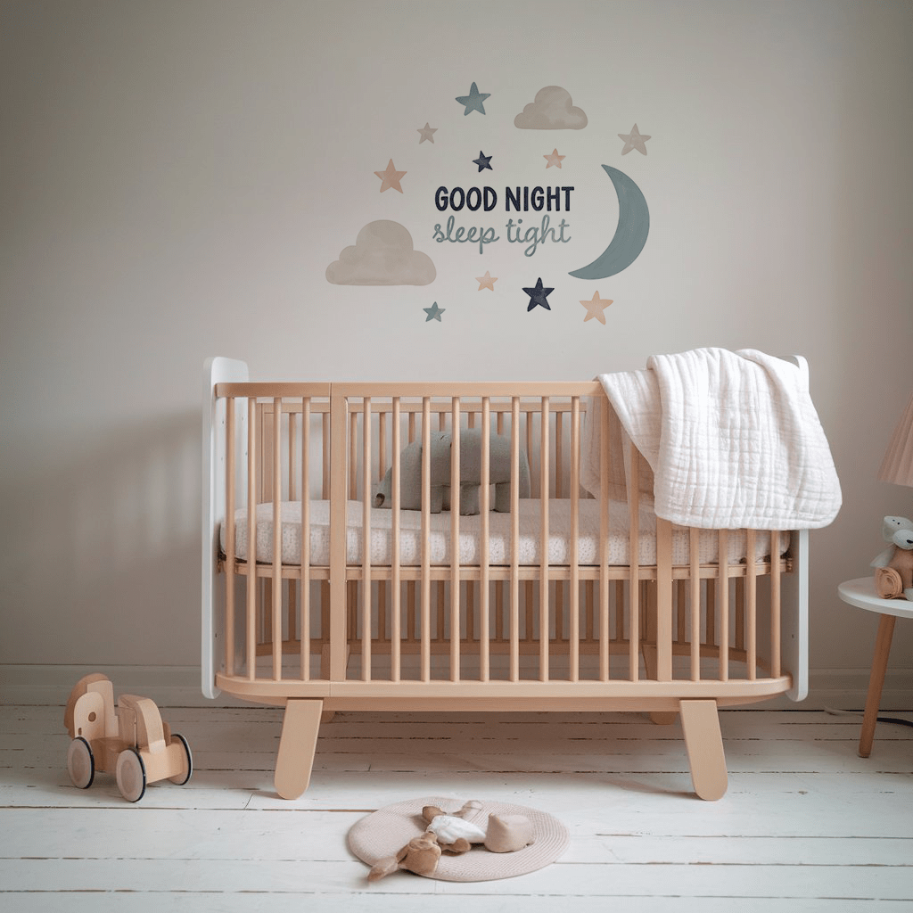 Dreamy Night Sky Nursery Wall Sticker - Nursery Stickers