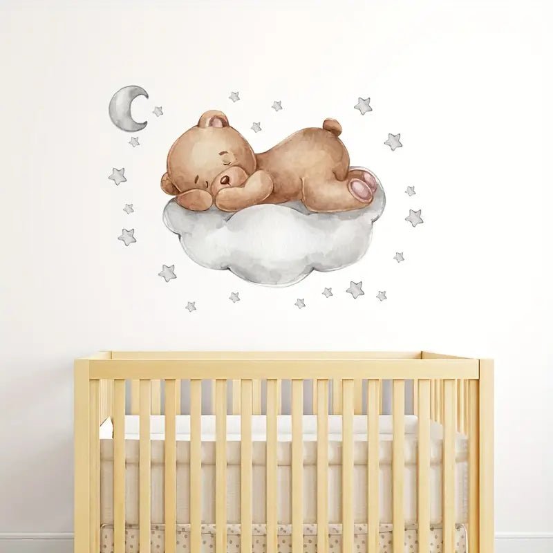 Dreamy Bear Nursery Wall Sticker - Nursery Stickers