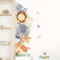 Peek-A-Boo Animal Nursery Wall Stickers