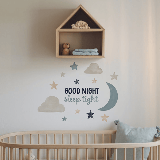 Dreamy Night Sky Nursery Wall Sticker - Nursery Stickers