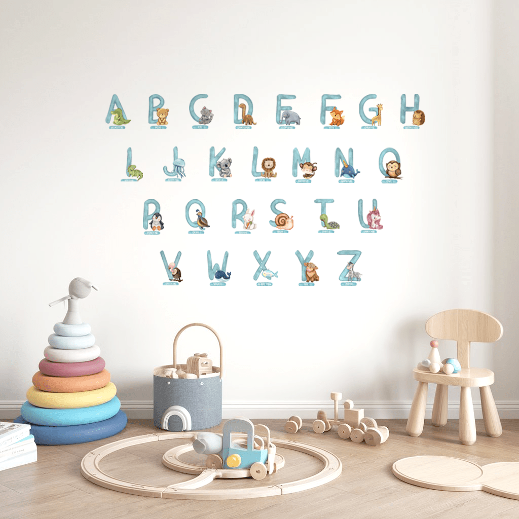 Cute elephant wall sticker for kids' nursery