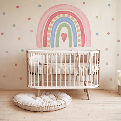 Dotted Dream Rainbow Nursery Wall Sticker - Nursery Stickers