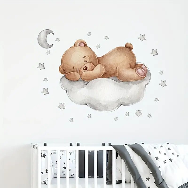 Dreamy Bear Nursery Wall Sticker - Nursery Stickers